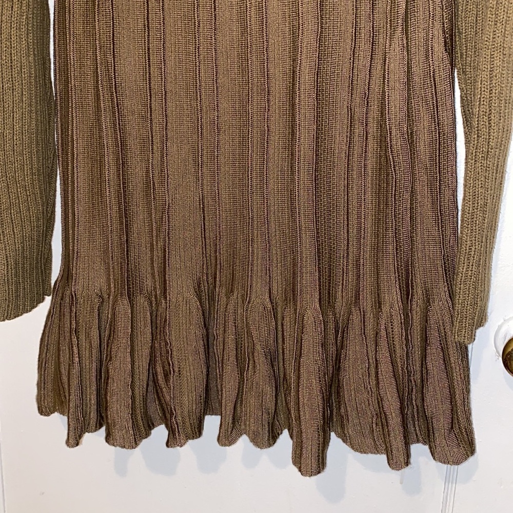Free People Ribs and Ruffles knit long sleeve sweater - Picture 7 of 11